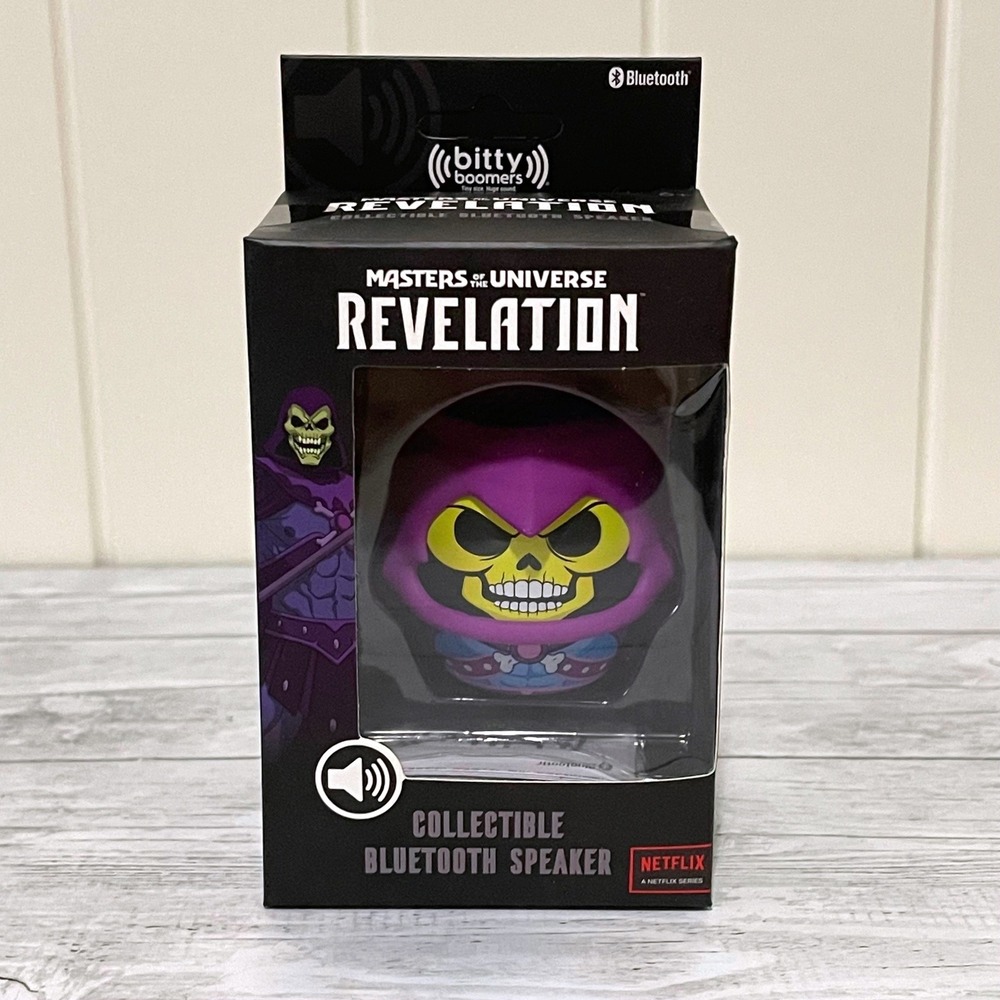 Bitty Boomers Skeletor‎ Masters of the Universe Revelation Bluetooth Speaker NEW
